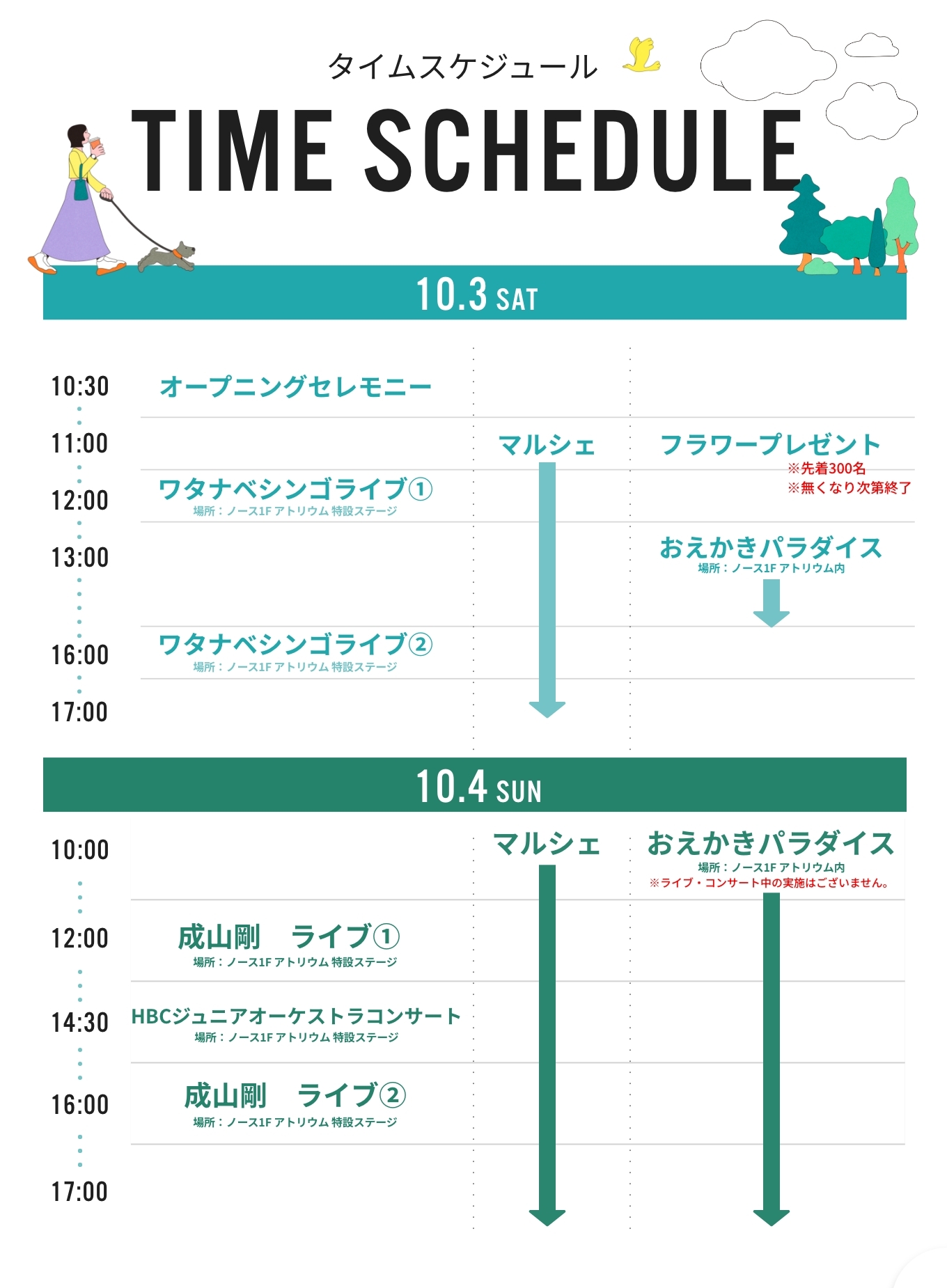 タイムスケジュール